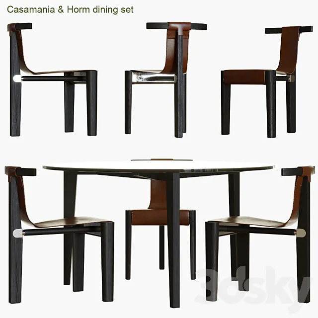 Casamania & Horm dining set 3DModel