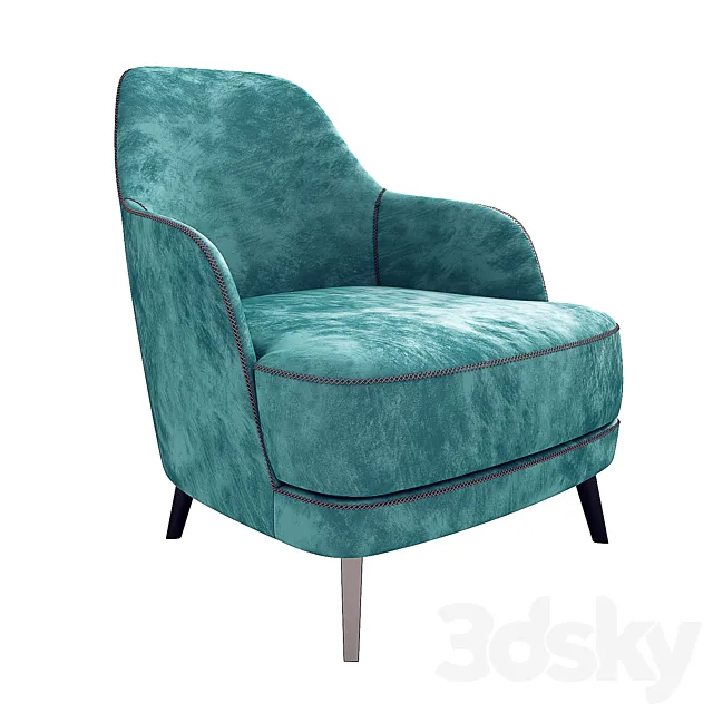 Casamilano Liz Armchair by Roberto Lazzeroni 3D Model