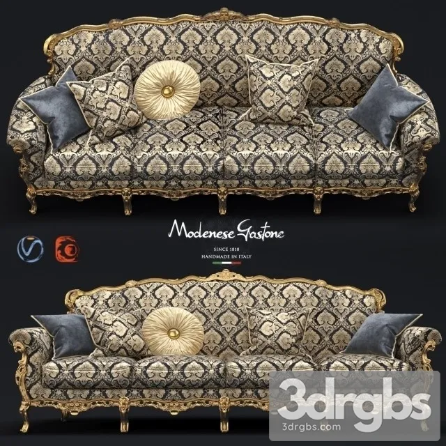 Casanova Sofa 3D Model Free