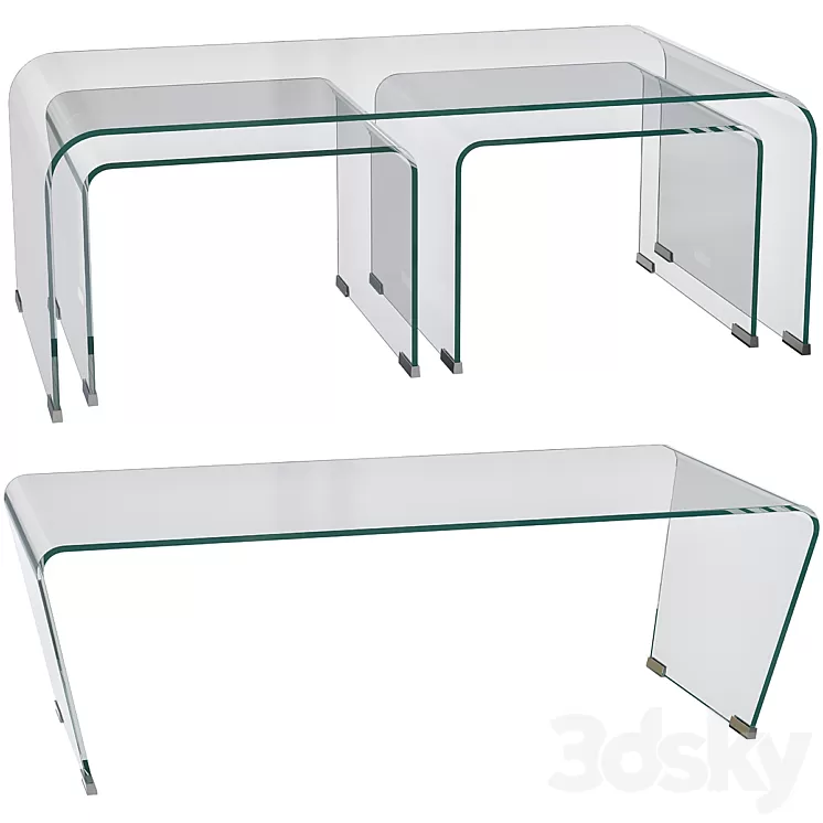 Casarredo & Burano Coffee Tables 3D Model