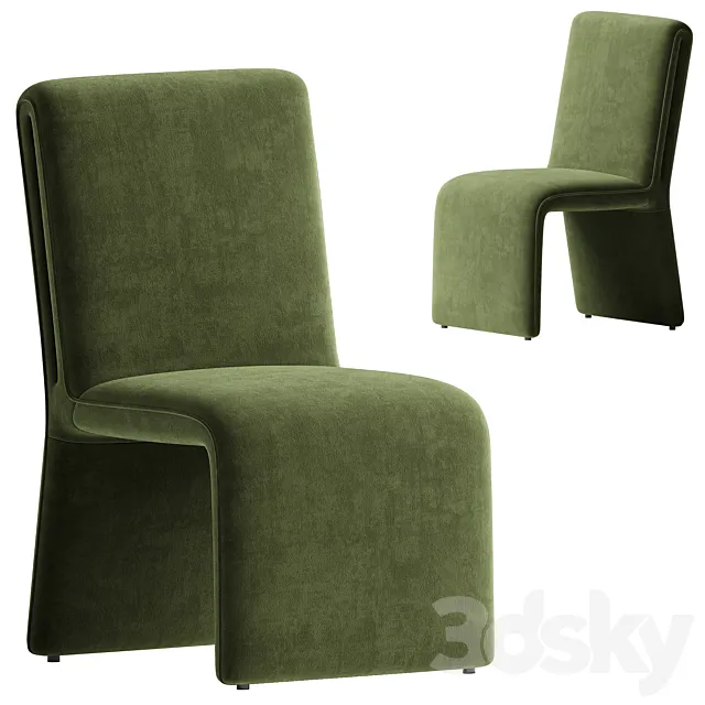 Cascata Dining Chair 3D Model