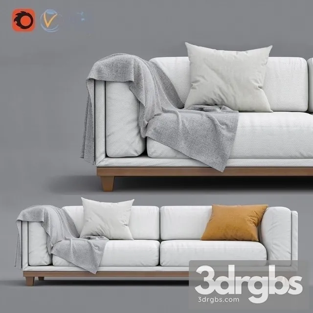 Case Sofa 3D Model Free
