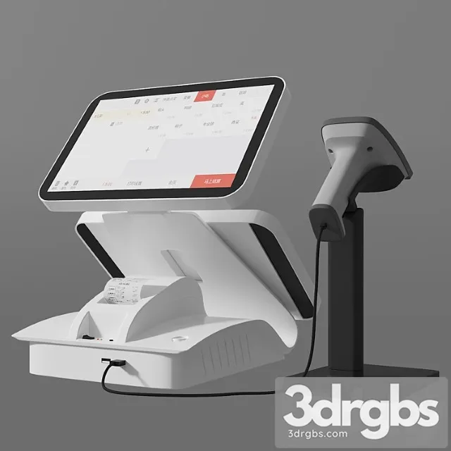 Cashier 3D Model Free