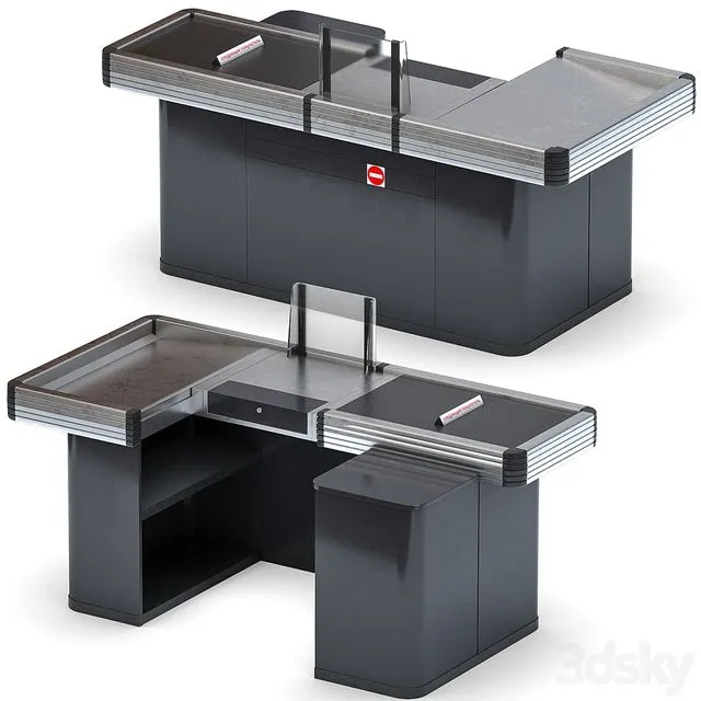 Cashier Futura Plus 3D Model