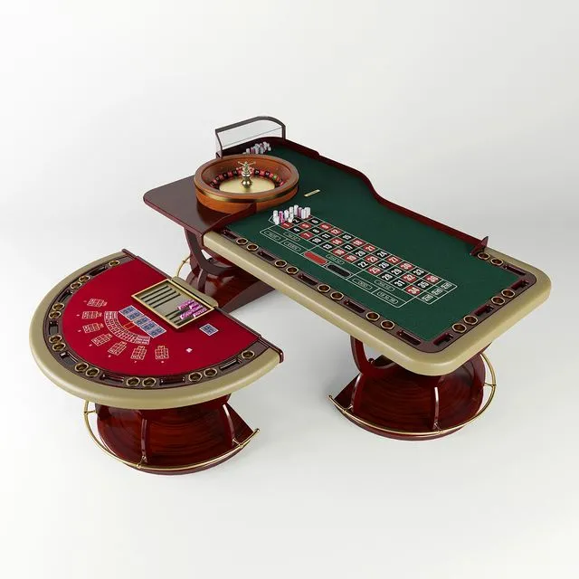 Casino tables 3D Model