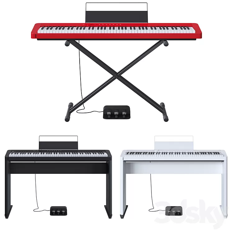 Casio PX-S1000 3D Model