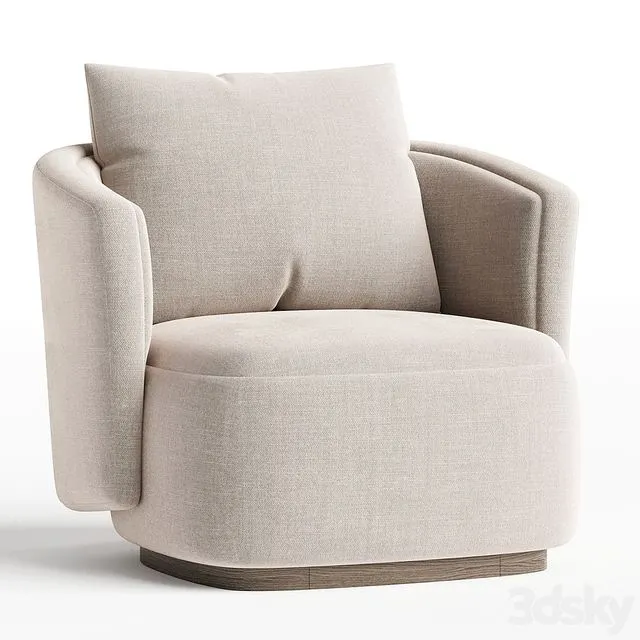 CASPIA ARM CHAIR 3D Model