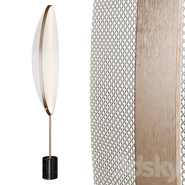 Caspian floor lamp by Lampatron 3D Model