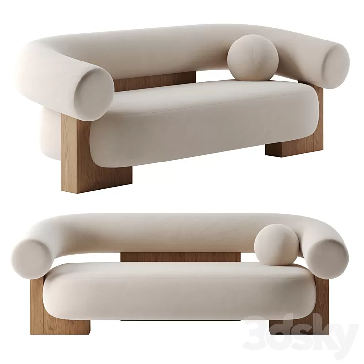 Cassete sofa by collector 3D Model