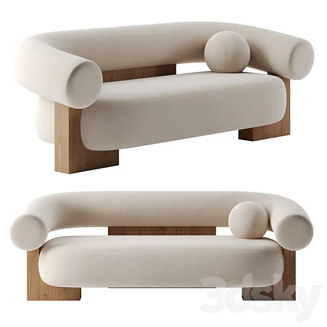 Cassete sofa by collector 3DModel