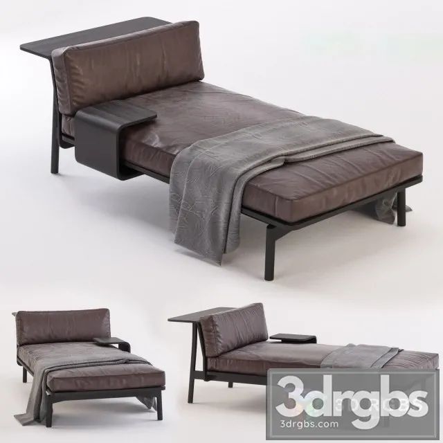 Cassina 288 10 Sled Bed 3D Model Free