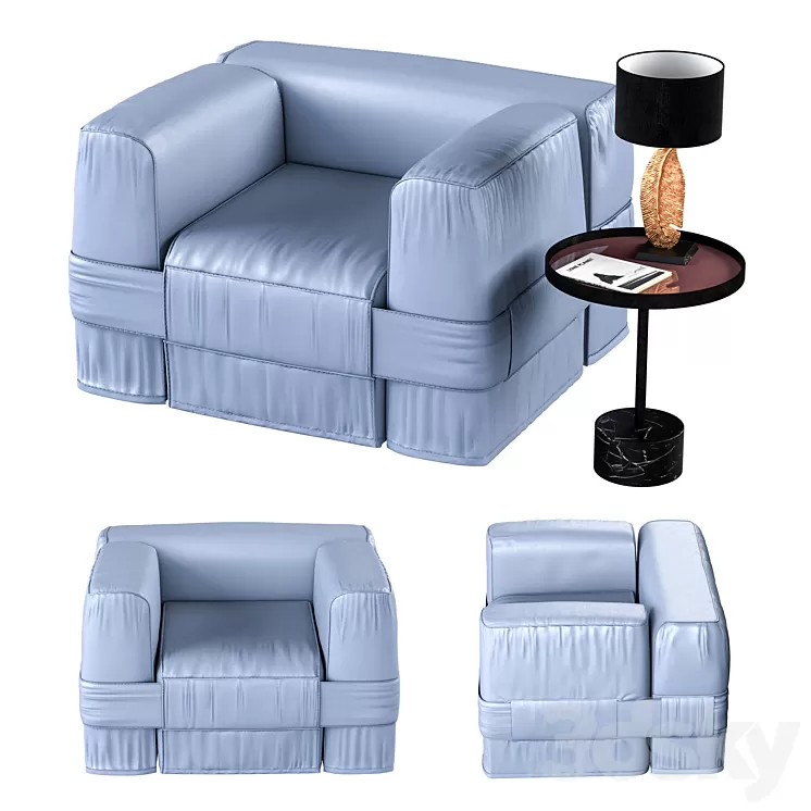 Cassina 932 MB1 QUARTET 3D Model
