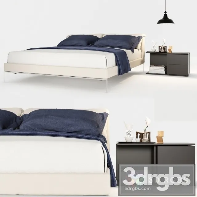 Cassina L32 Moov Bed 3D Model Free