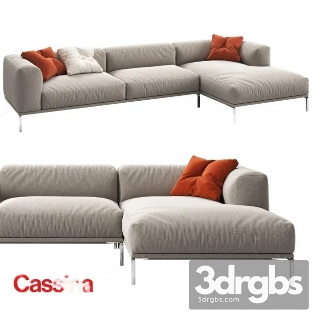 Cassina Moov Sofa 3D Model Free
