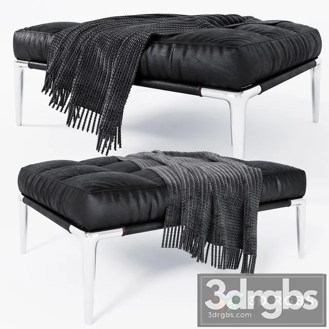 Cassina Prive Stool 3D Model Free