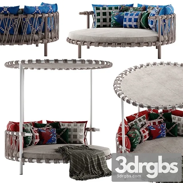 Cassina Trampoline Sofa 1 3D Model Free