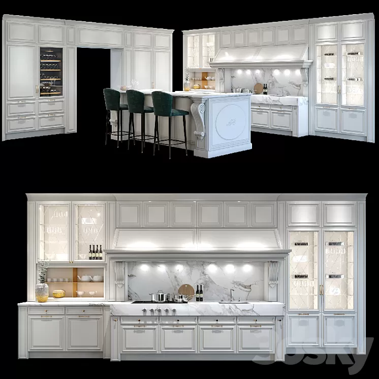 Castagna Cucine Roma 3D Model