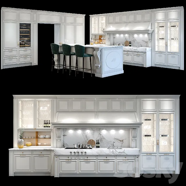 Castagna Cucine Roma 3D Model