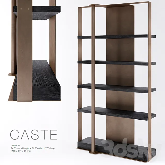 Caste Holt Bookcase 3D Model