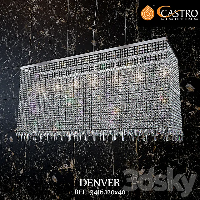 Castro lighting Denver 3416. 3417 3DModel