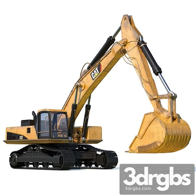 CAT Excavator 3D Model Free
