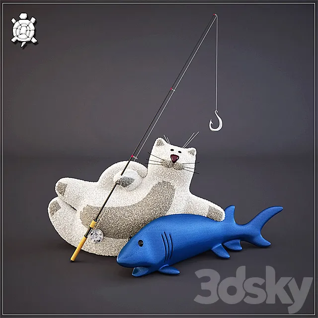 cat-fisherman 3DModel