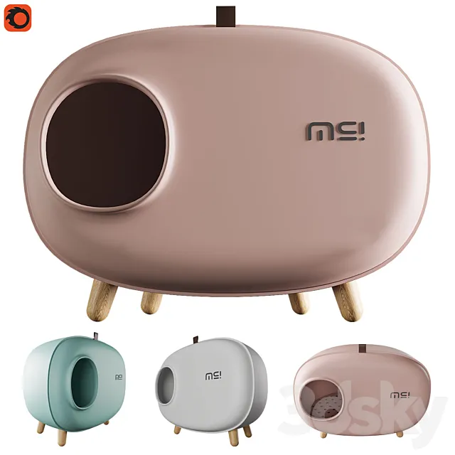 Cat toilet 3D Model