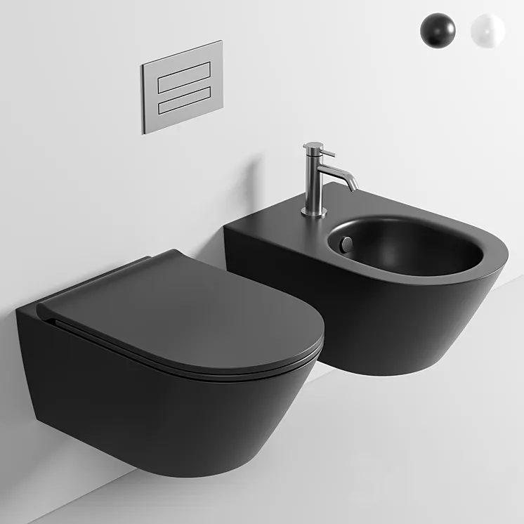CATALANO NEW ZERO WALL HUNG WC 3D Model Free