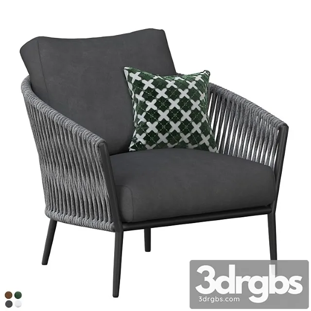 Catalina Outdoor Lounge Chair 3D Model Free