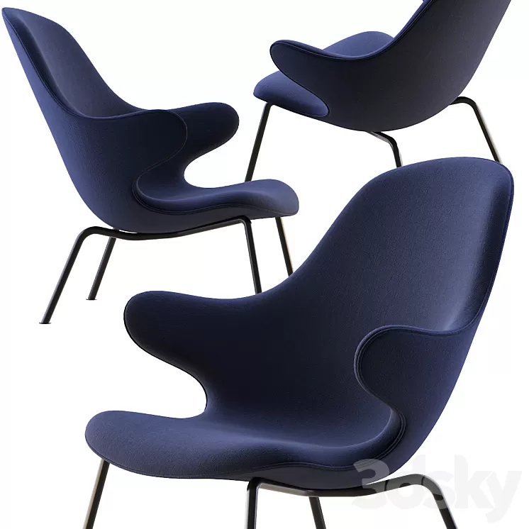 Catch lounge chair JH14 3D Model