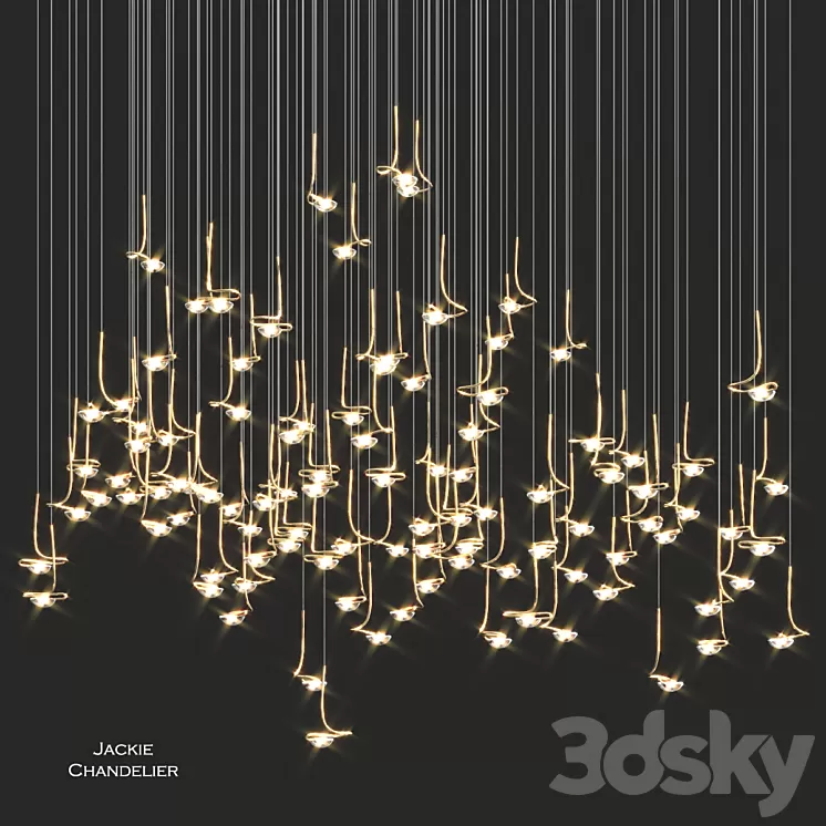 Catellani & Smith Jackie Chandelier 3D Model