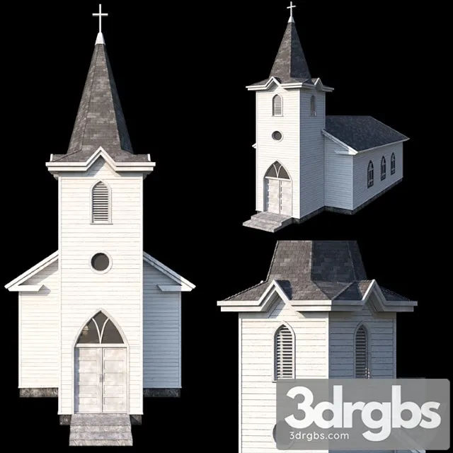 Catholic Church 3D Model Free