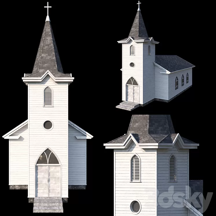 Catholic church 3D Model