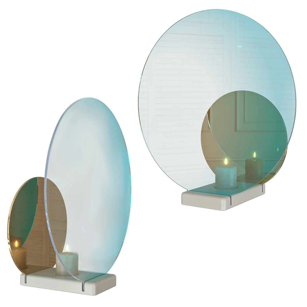 Catrinel Sabaciag - Candle holder Onnda Flame C-M 3D Model