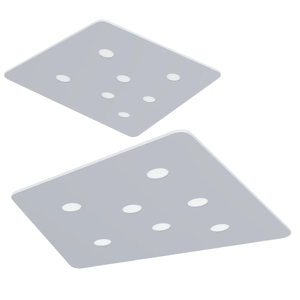 Cattaneo Illuminazione - Ceiling lamp Fuorisquadra 3D Model