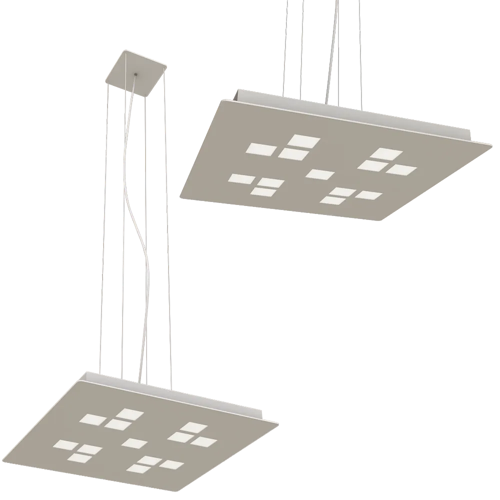 Cattaneo Illuminazione - Pendant lamp Plateau 3D Model