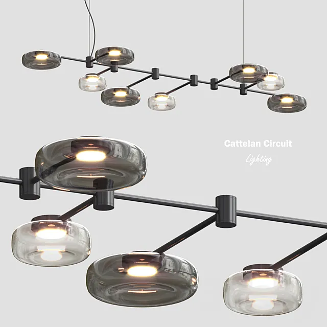 Cattelan Circuit Lightting by STC Studio 3D Model