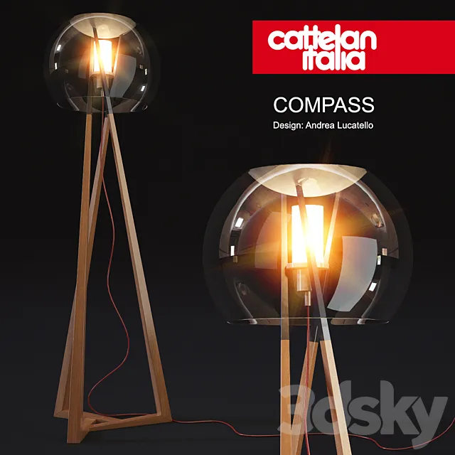Cattelan compas 3DModel