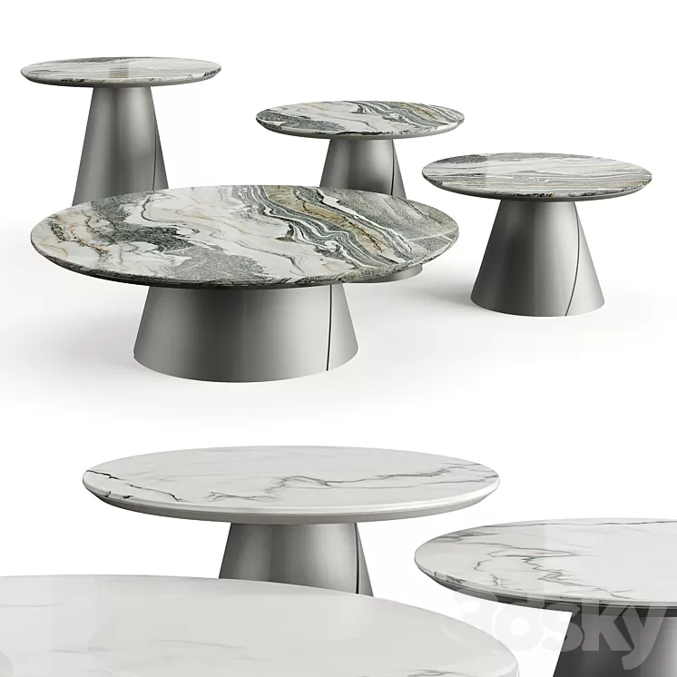 Cattelan Italia Albert Keramik Coffee Table 3D Model