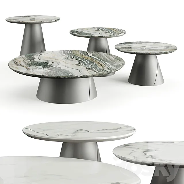 Cattelan Italia Albert Keramik Coffee Table 3DModel