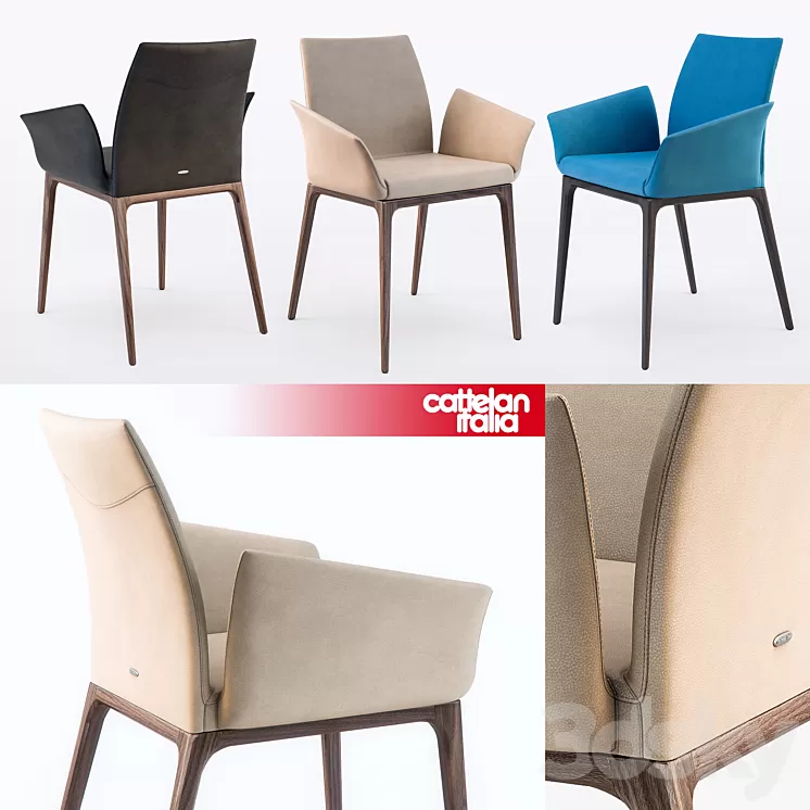 Cattelan Italia Arcadia chair 3D Model