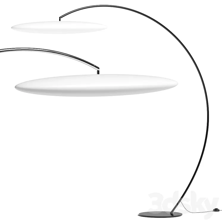 Cattelan Italia Astra Arc Floor Lamp 3D Model Free
