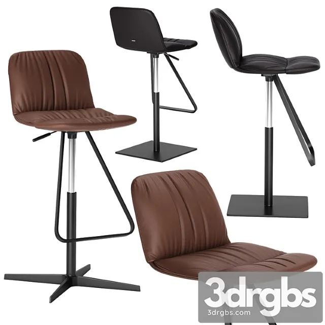 Cattelan Italia Axel Barstool 3D Model Free