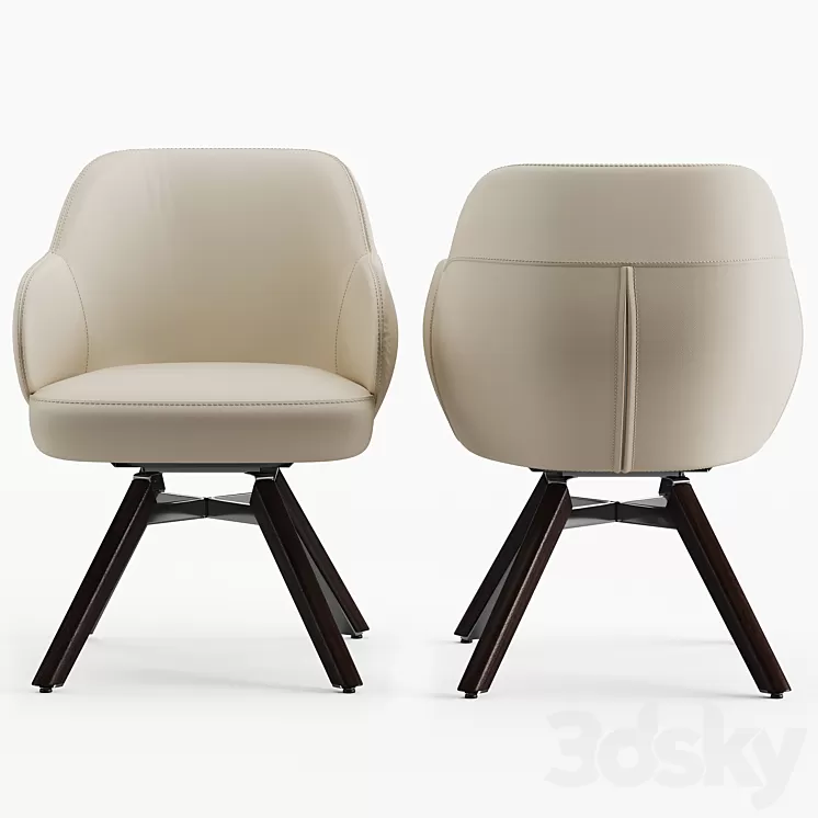 Cattelan Italia Bombe armchair 3D Model