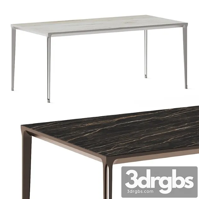 Cattelan Italia Boulevard Keramik Dining Table 3D Model Free