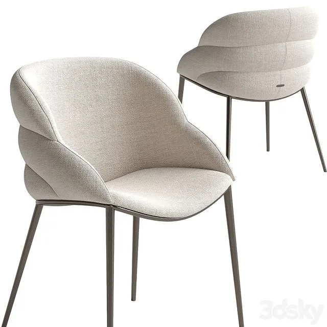 Cattelan Italia Chair CAMILLA ML 3D Model