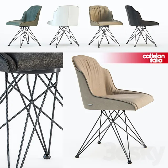 Cattelan Italia Flaminia chair 3DModel