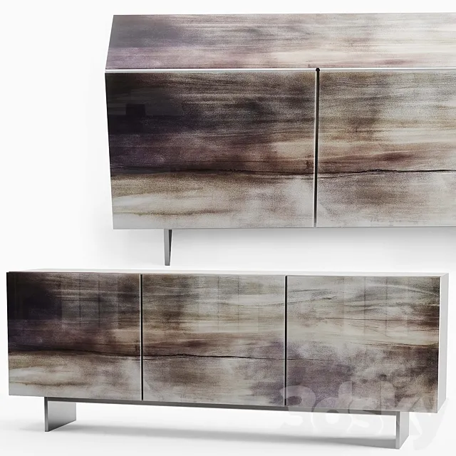 Cattelan Italia Focus Crystalart Sideboard 3DModel