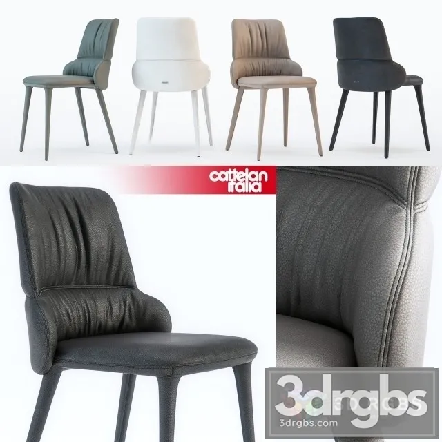 Cattelan Italia Ginger Dining Chair 3D Model Free