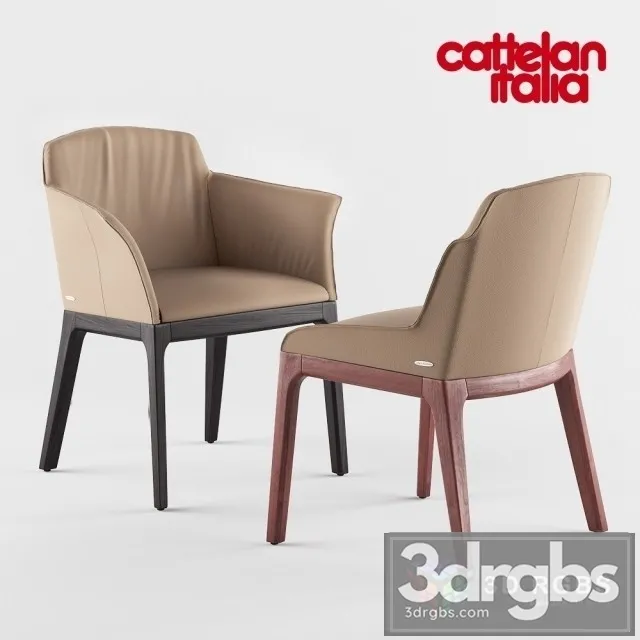 Cattelan Italia Musa Chair 3D Model Free